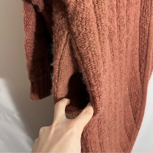 Vintage bacarrat womens Wool Blend oversized coat M/L mohair grand baggy - Picture 4 of 13